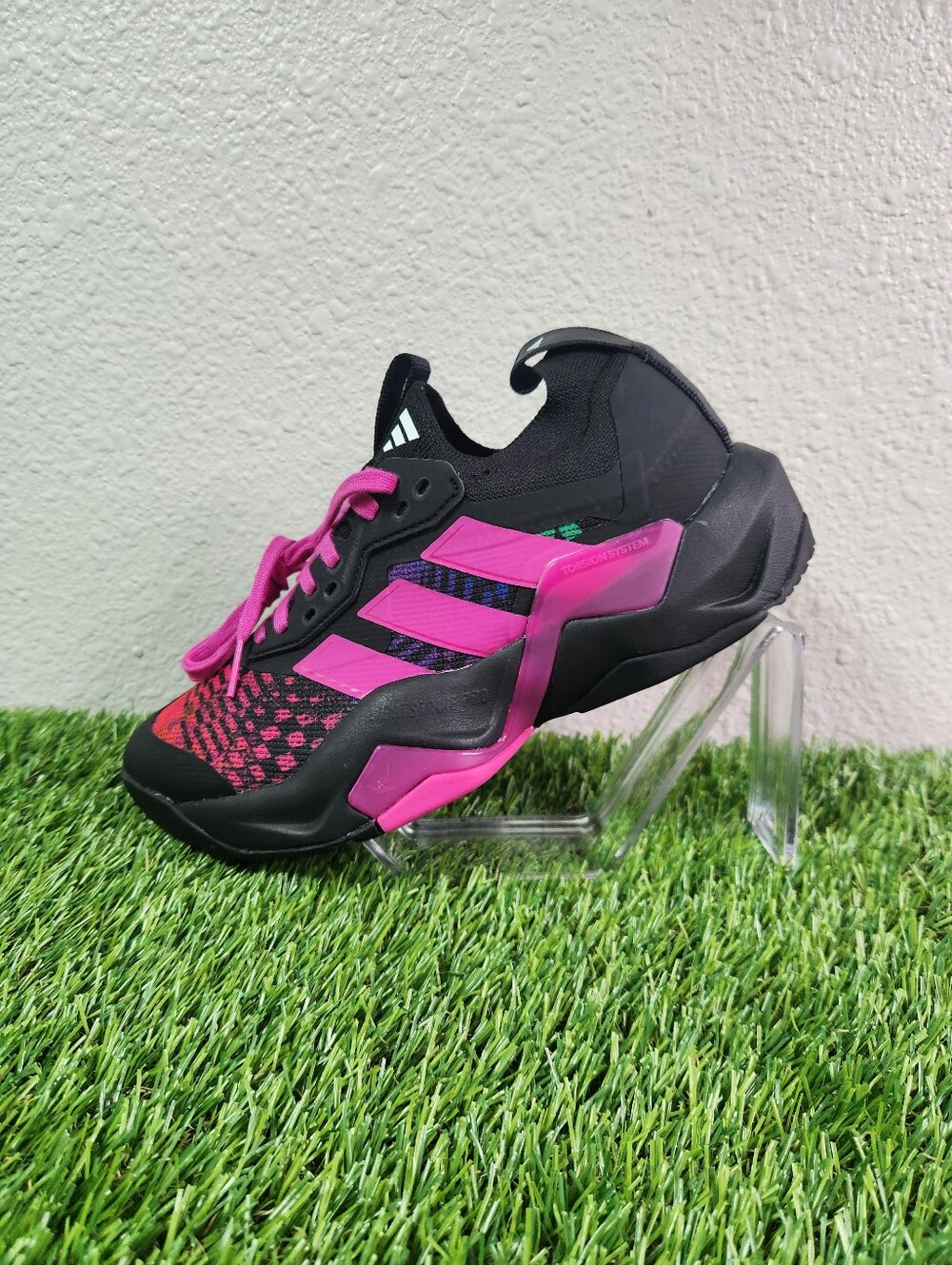 Adidas Rapidmove ADV 2 Lucid Fuchsia/Black Women's Training Shoes Size 6.5